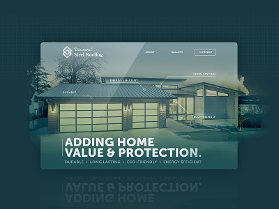 Diamond Steel Roofing graphic design landing page design uidesign uiuxdesign uxdesign web website website design