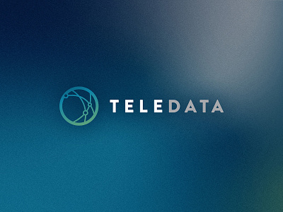 Teledata Branding blue brand branding communication design icon illustration logo vector world