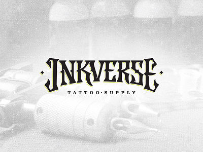Inkverse Tattoo Supply brand branding custom design illustration logo tattoo typography vector wordmark