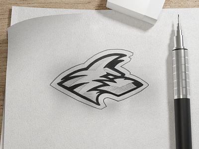 Wolves Mascot - Thumbnail brand branding design high school illustration indiana logo mascot vector wolf wolves