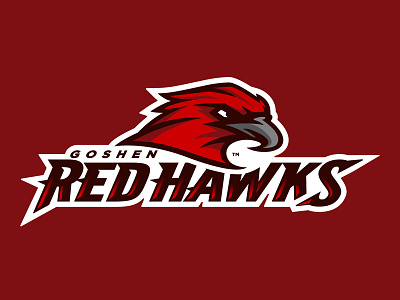 RedHawks bird football goshen hawks high school indiana logo mascot nfl red redhawks team
