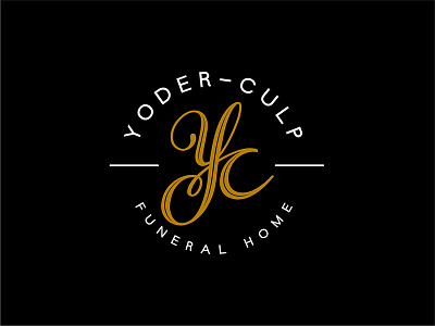 Yoder-Culp Funeral Home classy funeral home goshen indiana logo monogram