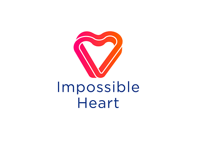 IMPOSSIBLE HEART branding graphic design logo