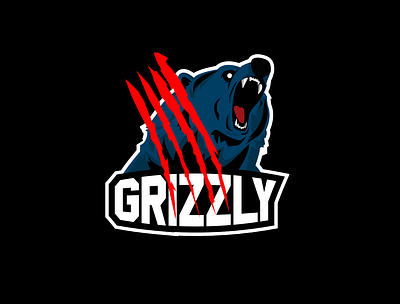 GRIZZLY branding graphic design logo