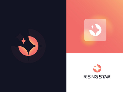 Rising Star Logo Design adobe illustrator cc branding design graphic design growingstar logo logo templates logotemplates risingstarlogodesign starperformer vector