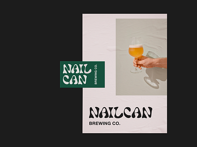 NAILCAN BREWING CO BRAND EXPLORATION brand identity typogaphy uidesign