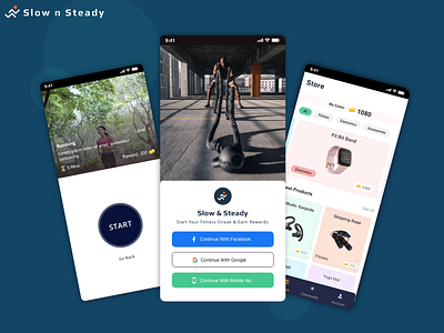 Fitness, Rewards, Health, Lifestyle App Design app design fitness app fitness app design gym mobile app design rewards training ui design ui ux design user experience design user interface design ux design workout