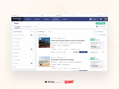 Travel Assist Platform - Tours, Travels Packages List & Details booking booking platform items list list package list platform platform ui travel travel agency travel booking ui ux web platform web platform ui