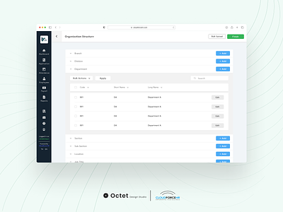 HR Management System - Organization Structure Setup dashboard design dashboard ui hr hr management hr management software hrms hrms dashboard hrms platform organization details organization structure people management people management software platform ui ui ui design ui ux web platform