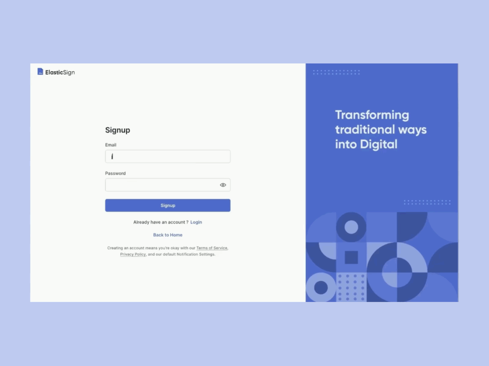 SaaS App Sign Up and Onboarding Flow UI Design Animation