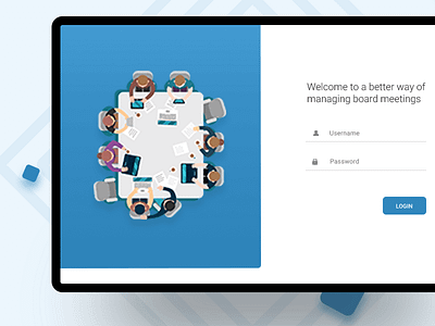 Board Meeting, Conference, Video Calls, Annotations app design clean design conference app ipad app login page login screen meeting app productivity app sign in page sign in screen ui design ui ux ux design