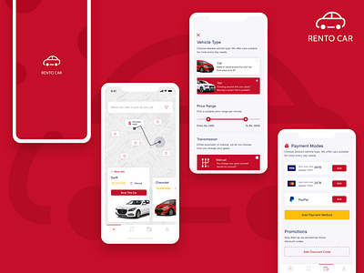 Car Rental, Car Booking, Cab, Driverless, Car Hire app design application design car booking app car rental car rental app mobile app design rental app ui design ux design