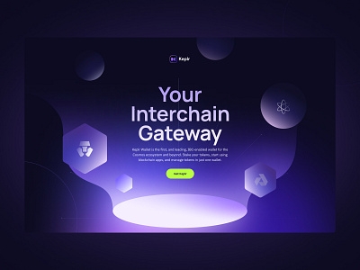 Crypto Wallet Website Homepage
