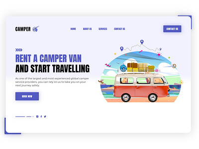 Camper Van Landing Page