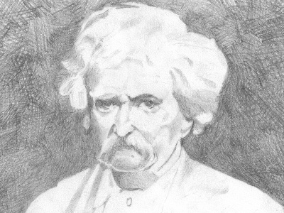 Mark Twain graphite 2001