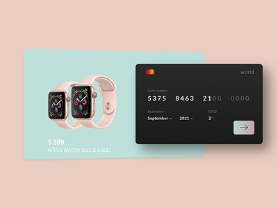 Daily UI 002 | Credit Card Checkout credit card checkout daily 100 challenge daily ui dailyui 002 design