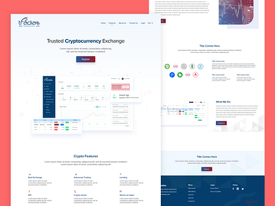 Trading landing page