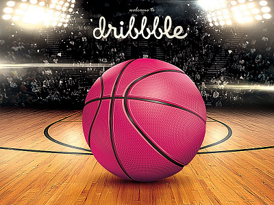 Dribbble in the Court