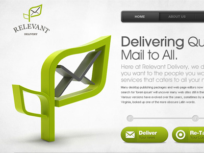 Email Delivery Website 3d 3dsmax clean delivery email vray web2.0