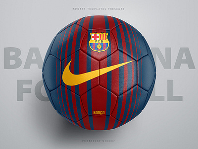 Download Soccer Ball Football Mockup Template By Ali Rahmoun On Dribbble