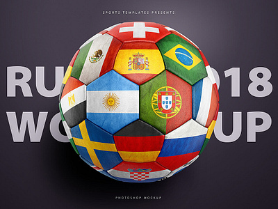 Download Soccer Ball Football Mockup Template By Ali Rahmoun On Dribbble