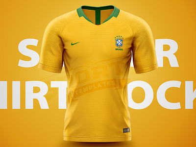 Download Football Soccer Jersey Shirt Builder Photoshop Template By Ali Rahmoun On Dribbble Free Mockups