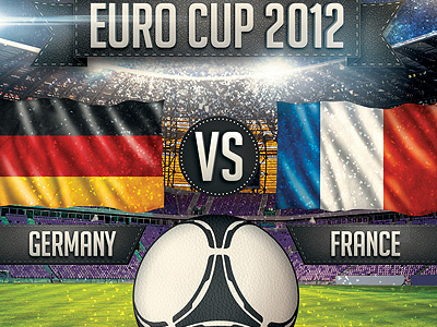 Euro 2012 flyer vol.2 ball champions championship college cup euro euro2012 event fans field flag flyer foot football game goal league silhouette soccer sports stadium tournament vuvuzela world