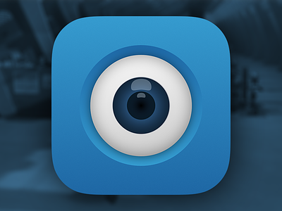 Iris Camera App Icon app camera eye eyeball eyesight icon ios photography sight