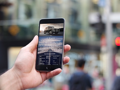 Mercedes-Benz Information App Interface app cars design interface mercedes mobile ui ux