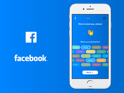 Facebook iOS App Redesign app emoji facebook fun houseparty interesting ios redesign snapchat ui university