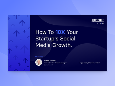 How To 10X Your Startup's Social Media Growth keynote keynote presentation london presentation slide slides talk workshop