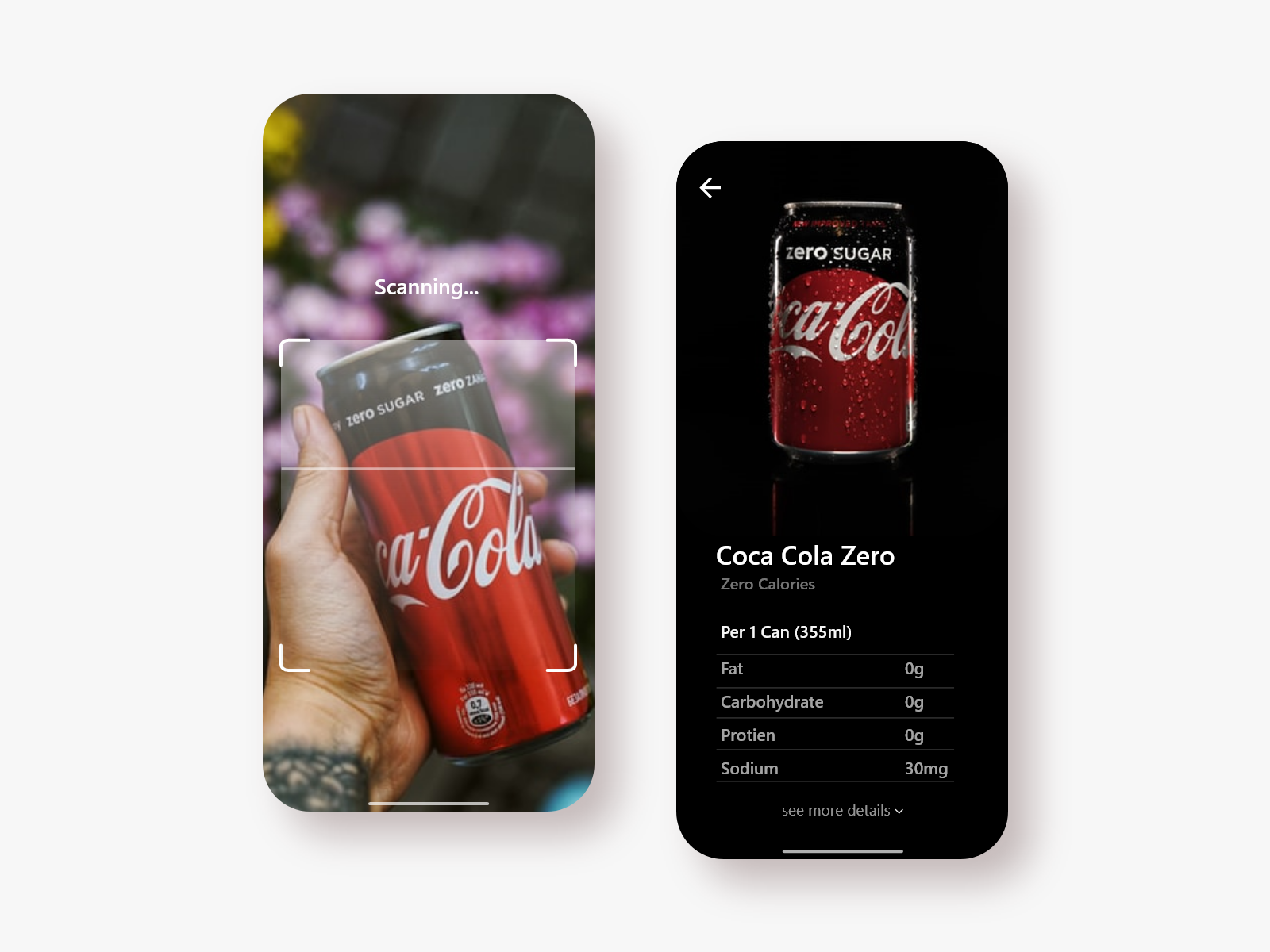 Product Scanning App UI by Akash Kumar Mohapatra on Dribbble