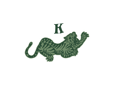 Kampot brand food handdrawn k logo richmond rva tiger