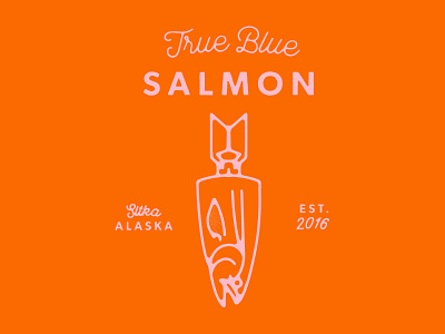 Salmon Bomb bomb branding explosion fish fishing identity logo salmon