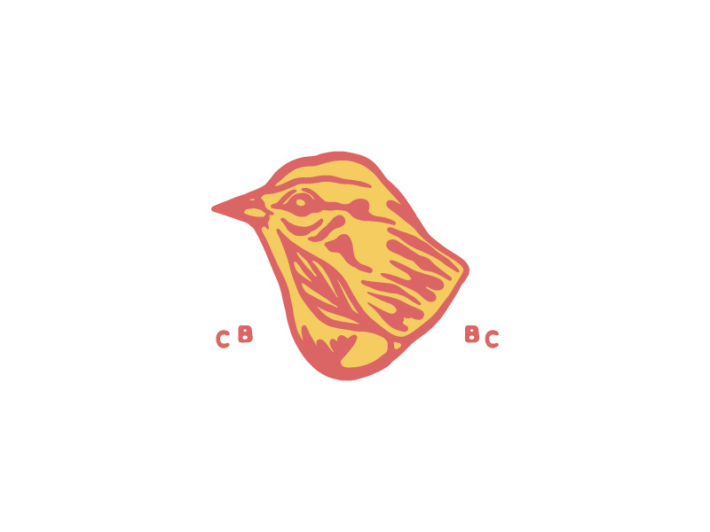 CB BC beer craft beer brewing natural leaf bird type coalesce typography logo