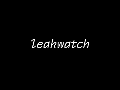 leakwatch brand brand identity cybersecurity font logo