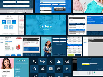 Carters: Tablet POS + Design System adobe xd android app design design design system material design mobile app tablet app ui uiux user experience web design