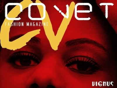 Covet Cover Vienus fashion layout logo magazine print design