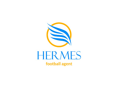 Hermes logo agency agent branding design football graphic graphic design logo logodesign soccer typography vector