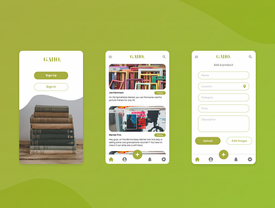 GAHO Flea Market app app app design appdesign design flea flea market market ui ui design ui ux uidesign uiux ux ux design uxdesign