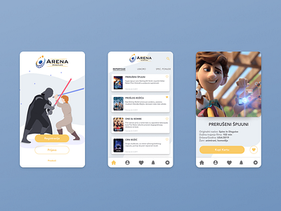 Arena Cineplex App Redesign