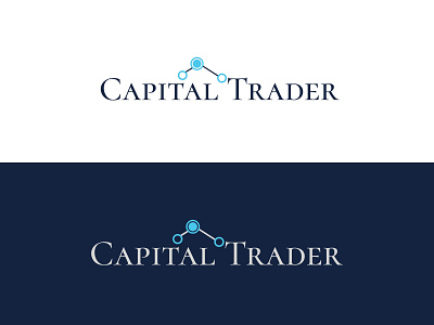 Capital Trader Logo capital design graphic graphic design logo logo design branding logodesign typography