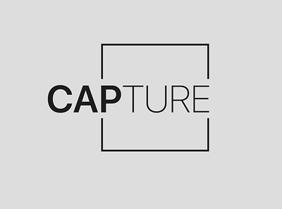 capture 01 minimalist logo photography logo