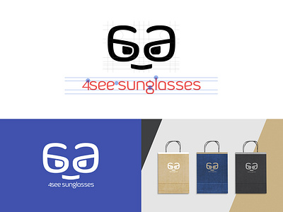 4see Sunglasses brandidentity branding fashion graphic design illustrator logo logodesign style sunglass sunglasses