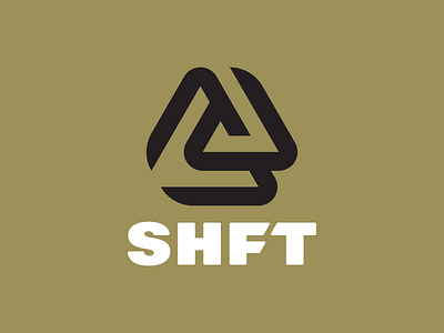 SHFT Collective branding design fitness gold logo viking