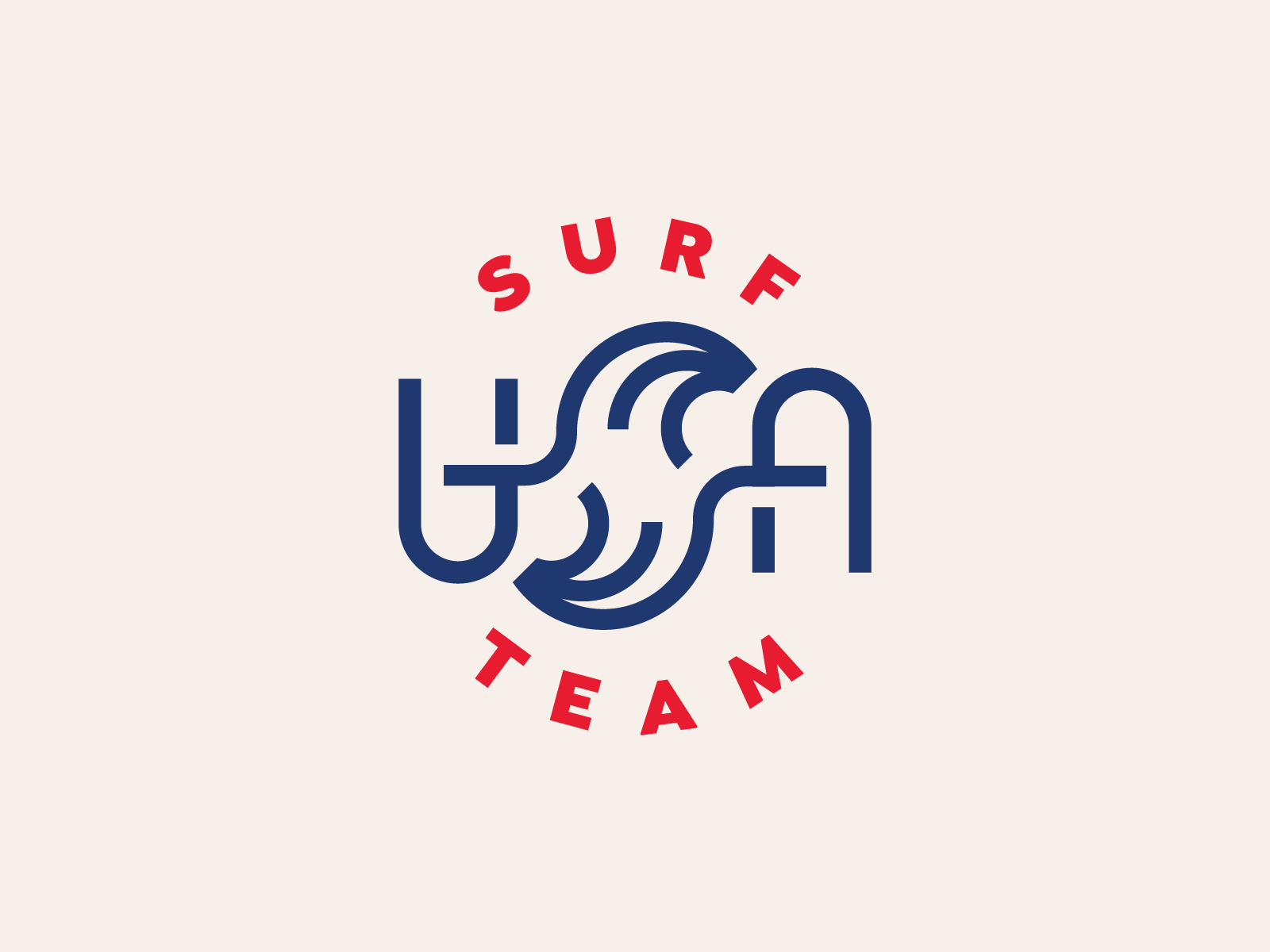 USA Surf Team by Ryan J. McCardle on Dribbble