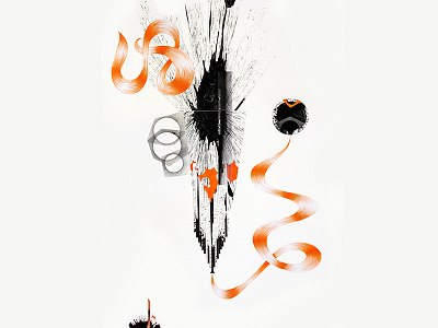 Seelenbaellchen Sell-out abstractart contemporaryart expression illustration ink