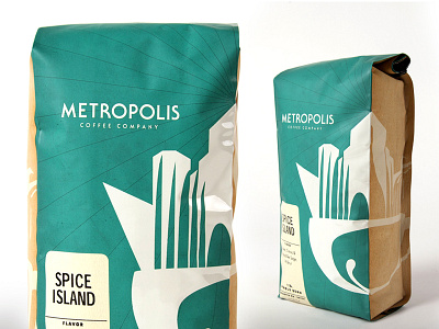 Metropolis Coffee Packaging 2014 art deco coffee craft foodie gourmet modern packaging