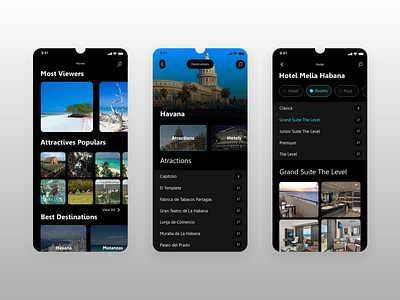 App Quality Cuba Photos adobe illustrator adobe photoshop adobe xd android app cuba hotels ios photos ui vacations