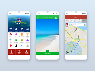 App CubApp app cuba design hotel booking hotels ios iphone map travel vacations